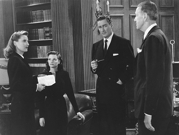 Stanwyck, Geraldine Brooks, Flynn, Jerome Cowan - 66kb