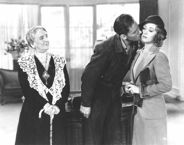 May Robson, Errol Flynn, & Joan Blondell