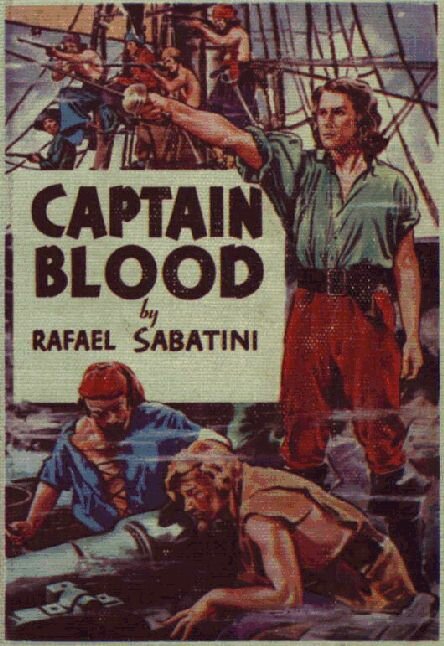 Printed cover for CAPTAIN BLOOD: HIS ODYSSEY (72kb)